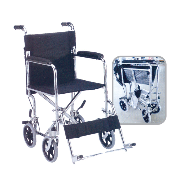 aluminium transport wheelchair